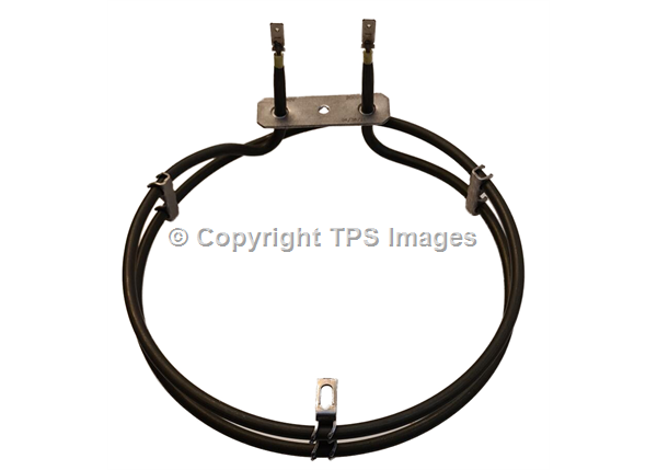 2 TURN FAN OVEN ELEMENT 2000W, CENTRAL FIXING